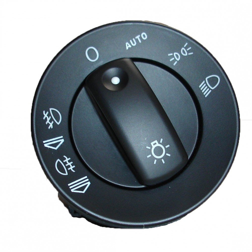 Interruttore Luci 8E0941531B Compatibile con Audi A4 8E B6 B7 S4 ES4 - Volante Sinistro - Controllo Fari - Fendinebbia