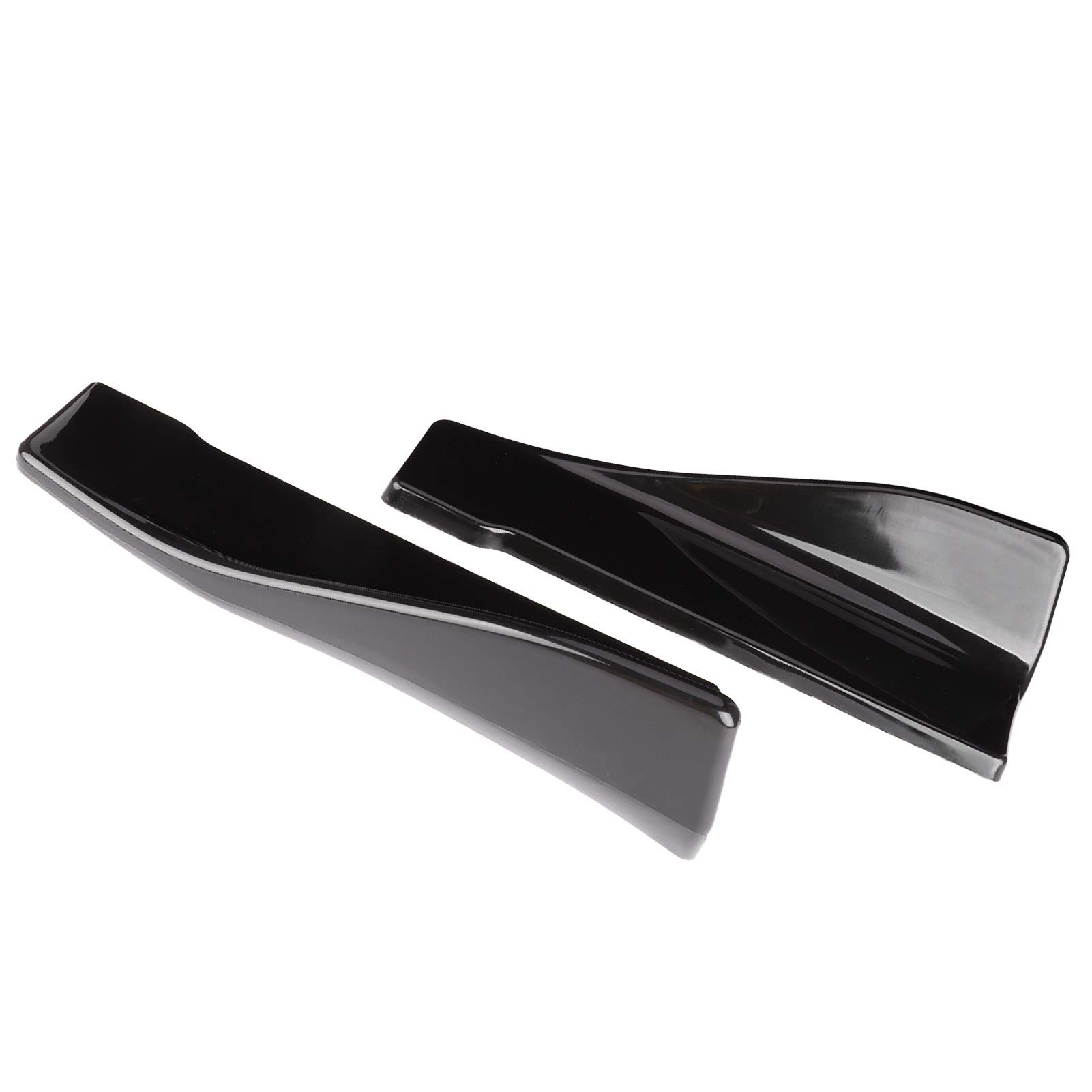 2pcs Universal Rear Bumper Lip Spoiler for 435i E60 GLOOY Diffuser Flaps Body Kit Styling Accessory