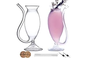 Vampire Glass Set: Beverage Decanter with Built-In Straw
