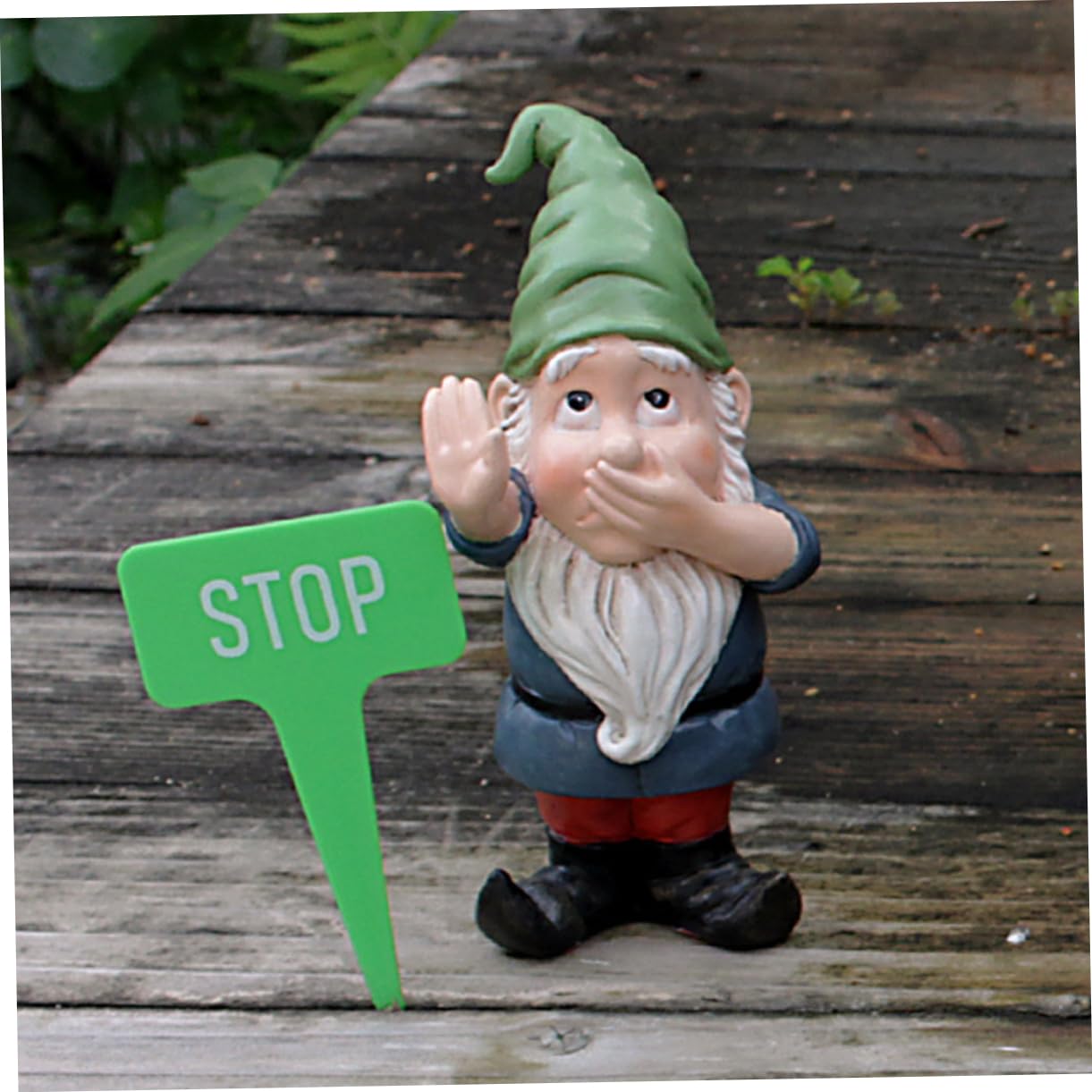 ibasenice 4 Sätze Figurine Lustige Deko für Garten Skulptur Detailreiche Statue für Außenbereich Einzigartiges für Gartenliebhaber