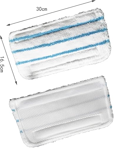 Miniatura 2 de Paquete de 4 almohadillas de microfibra de repuesto para trapeador compatibles con Black&Decker SM1600 SM1610 SMP20 Series HSMC1361SGP BDH1855SM