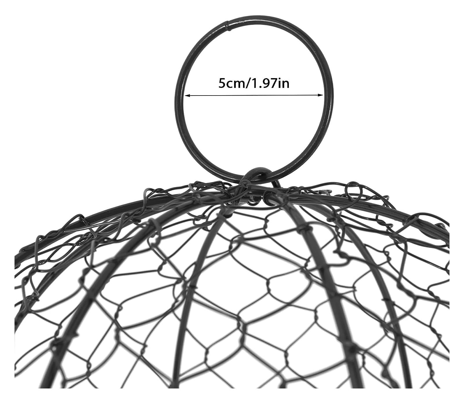 Lot de 6 cloches de jardin pour plantes, protection des plantes en fil de poulet, 32,99 cm de diamètre x 40 cm de hauteur, pour la protection du jardin
