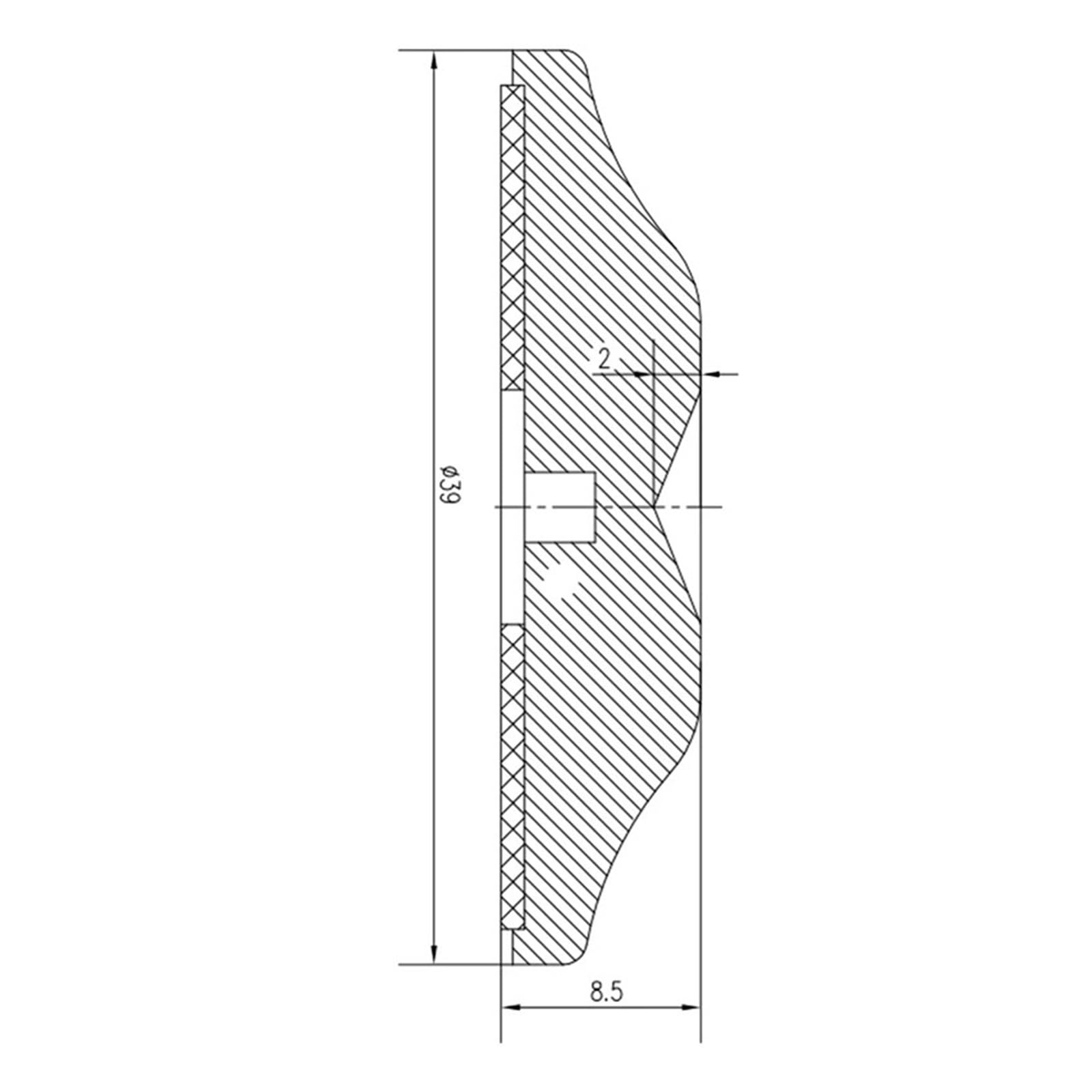 Inox SpeakerSpike Cuscinetti for punte for piedini for altoparlanti for amplificatore da 4 pezzi | Altoparlanti di ricambio Amplificatore Registratore Piedini Pad Nero