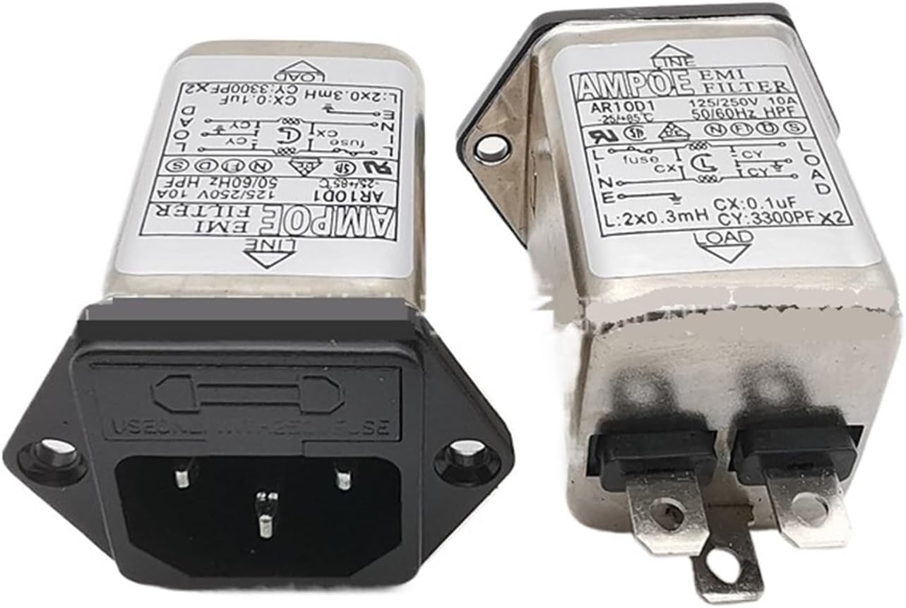 Socket with Insurance AR10D1 AR06D1 10A6A3A electromagnetic Anti-Interference Filter(AR03D1)