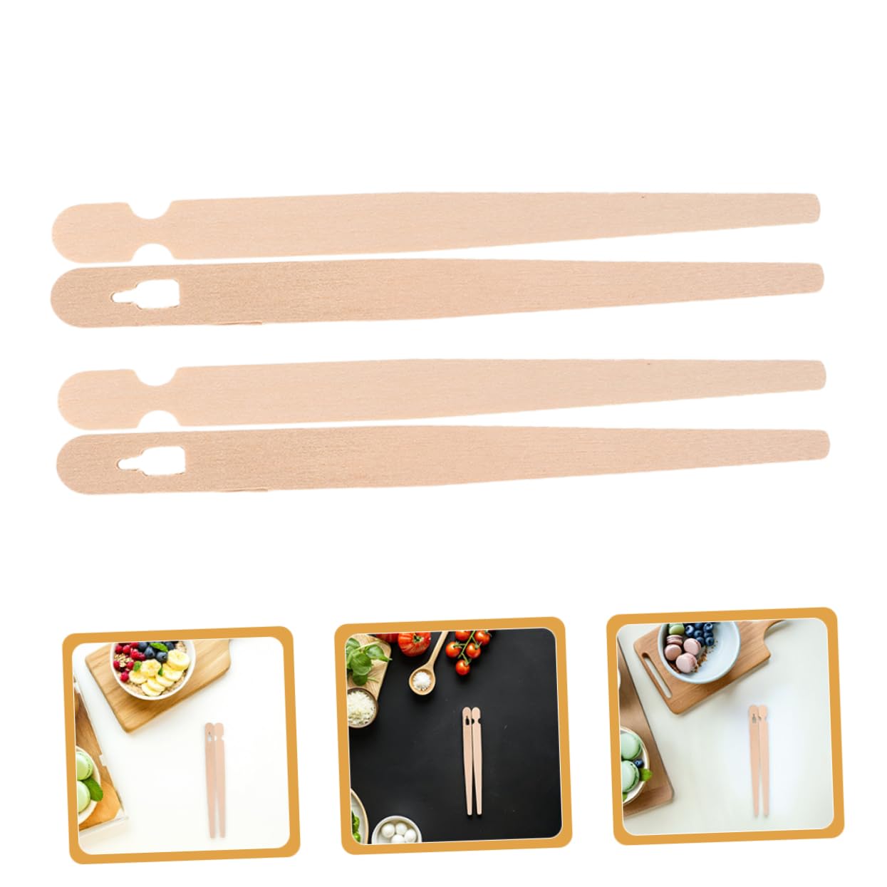 Cabilock 200 Paires De Pinces Alimentaires Pour Débutants Pinces À Baguettes D'Entraînement Pinces De Cuisine Petites Pinces À Apéritif Baguettes D'Entraînement Jetables