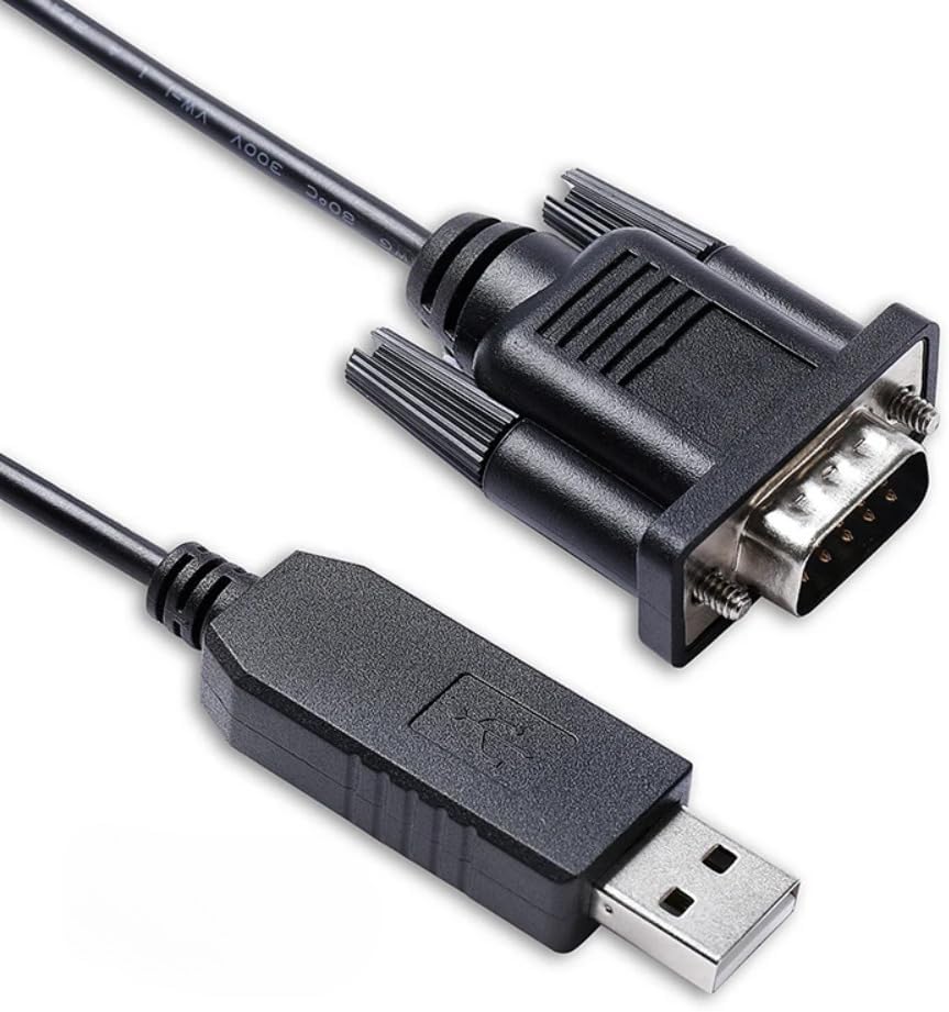 Compatible with APC Smart UPS USB to Serial Cable 940-0024C, CP2102 USB 2.0 to RS232 DB9 Male Adapter Cable for Back-UPS Pro/Smart-UPS/Matrix - (6 Feet/1.8M)