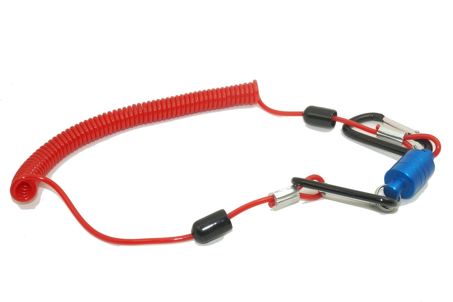 Magnetic Net Release Holder Clip with Cord - for fly fishing landing net cord Mongrel Fishing