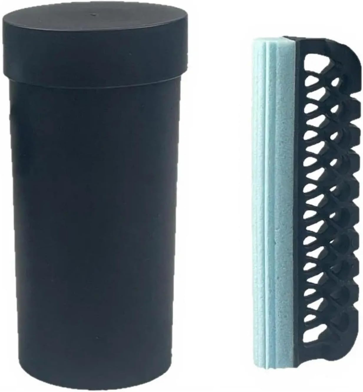Manual Beard Trimmers Brush Tool with Silicone Bristles Durability Handle for Travel Beard Pruner