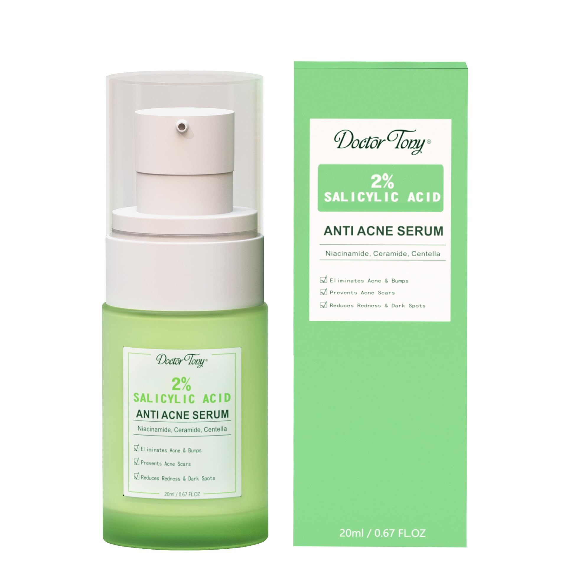 Salicylic Acid Solution, Salicylic Acid 2% Solution, Gentle Exfoliating Serum for Smoother & Clearer Skin, Daily Use Facial Serum (20 mL)