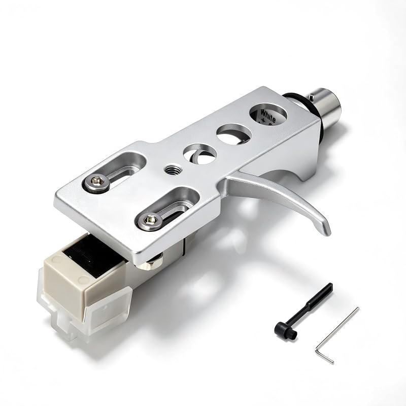 Silver Headshell AT3600L Cartridge Compatible with Pioneer PLX-500 PLX-1000 | ATN3600L Turntable Cartridge Replacement for Pioneer PL-A35, PL-518, AT-3600L Turntable Headshell,Record Player Needle
