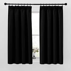 PONY DANCE Black Blackout Curt...