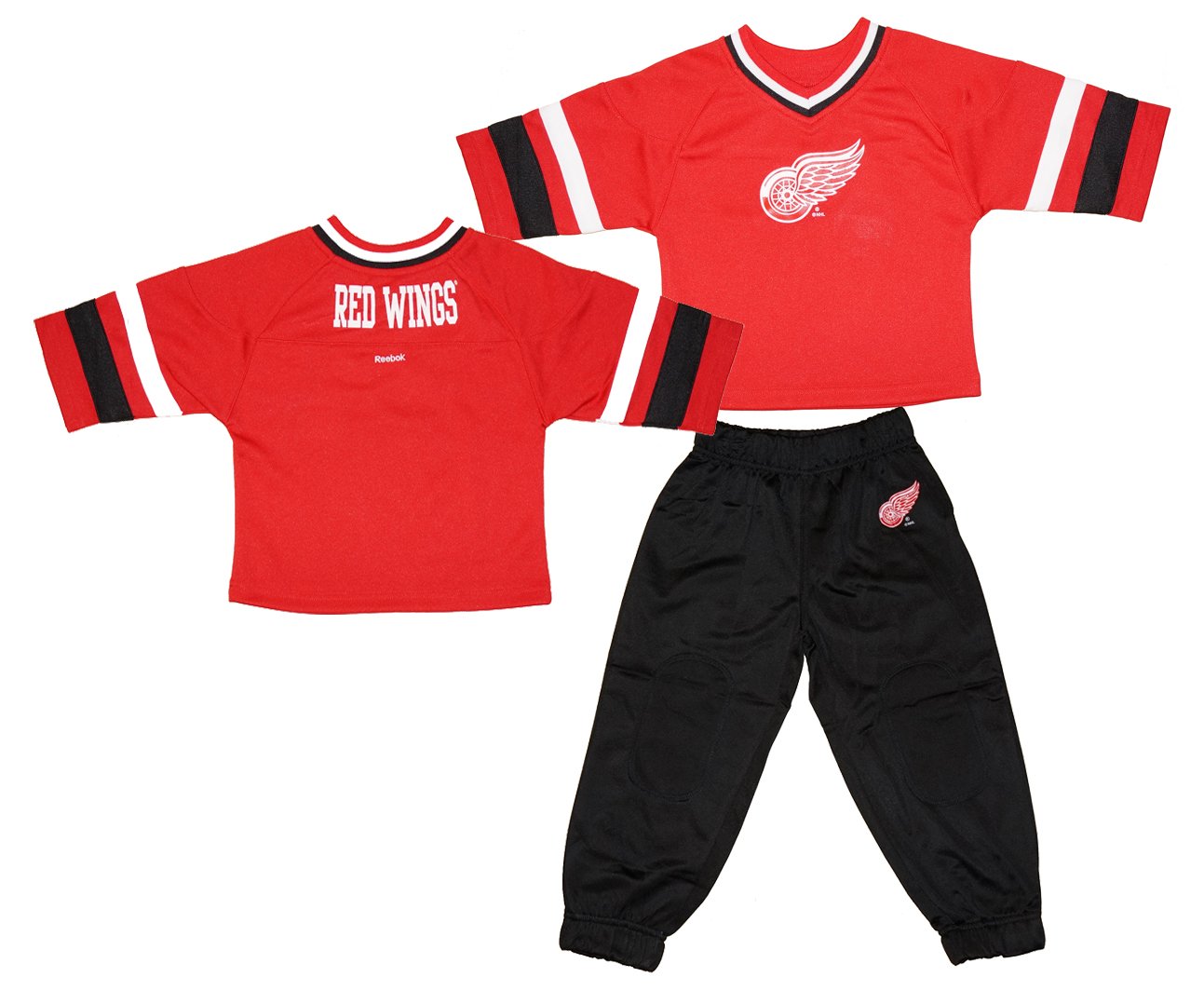 Reebok Detroit Red Wings Toddlers 3/4 Sleeve Hockey Jersey