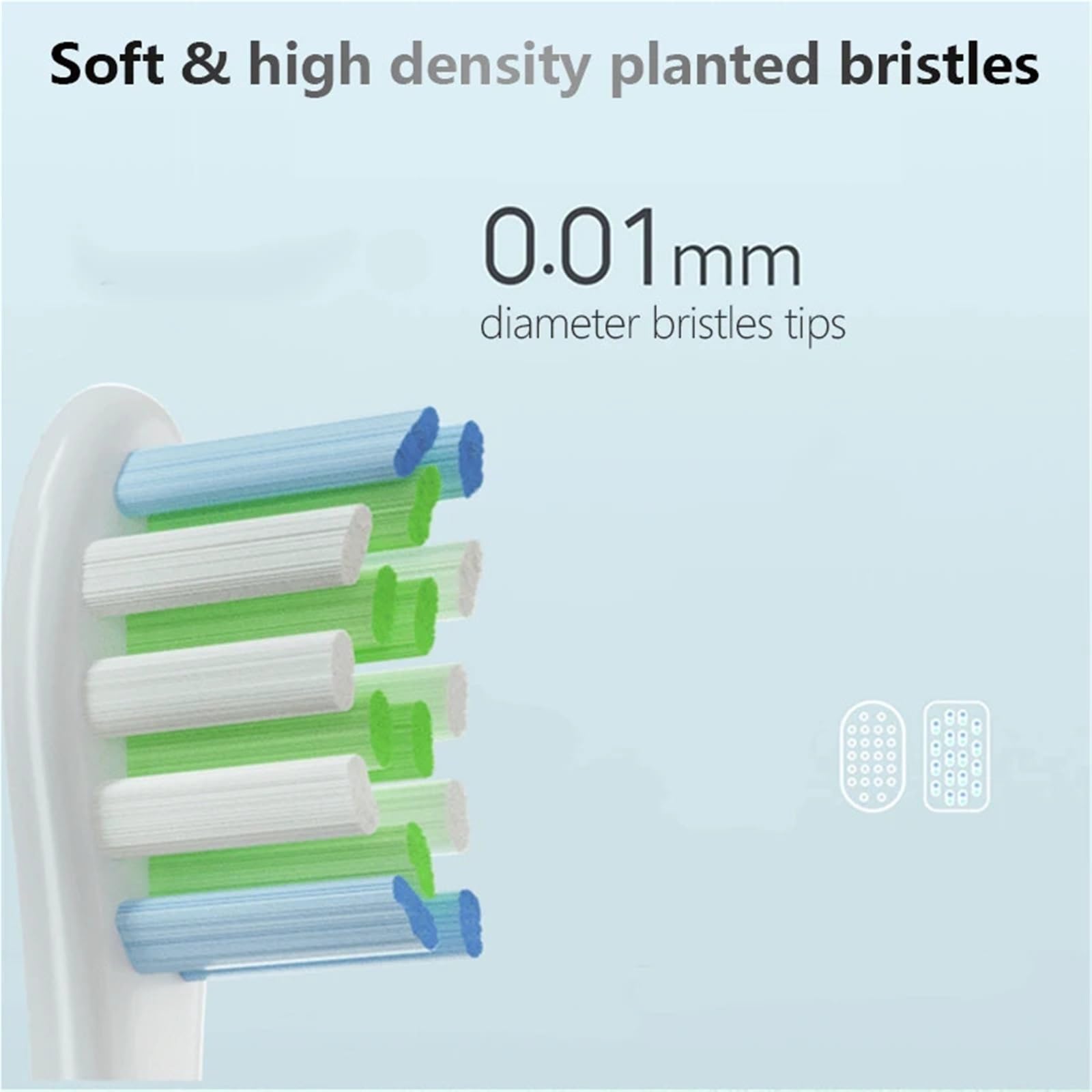 Testine, compatibile con Oclean, X X Pro Z1 F1