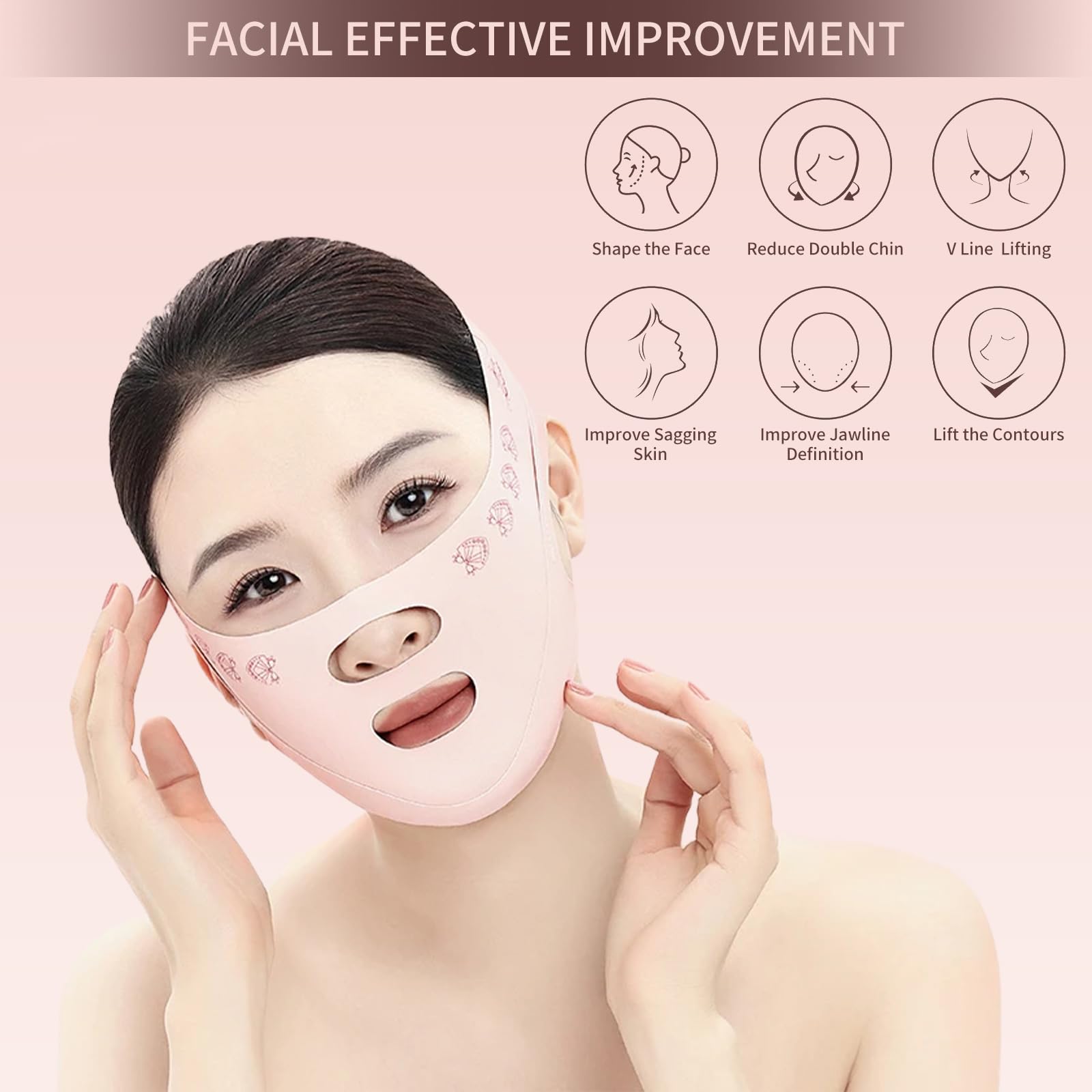 Amazon.com: V Line Lifting Mask Chin Strap for Sleeping: Double