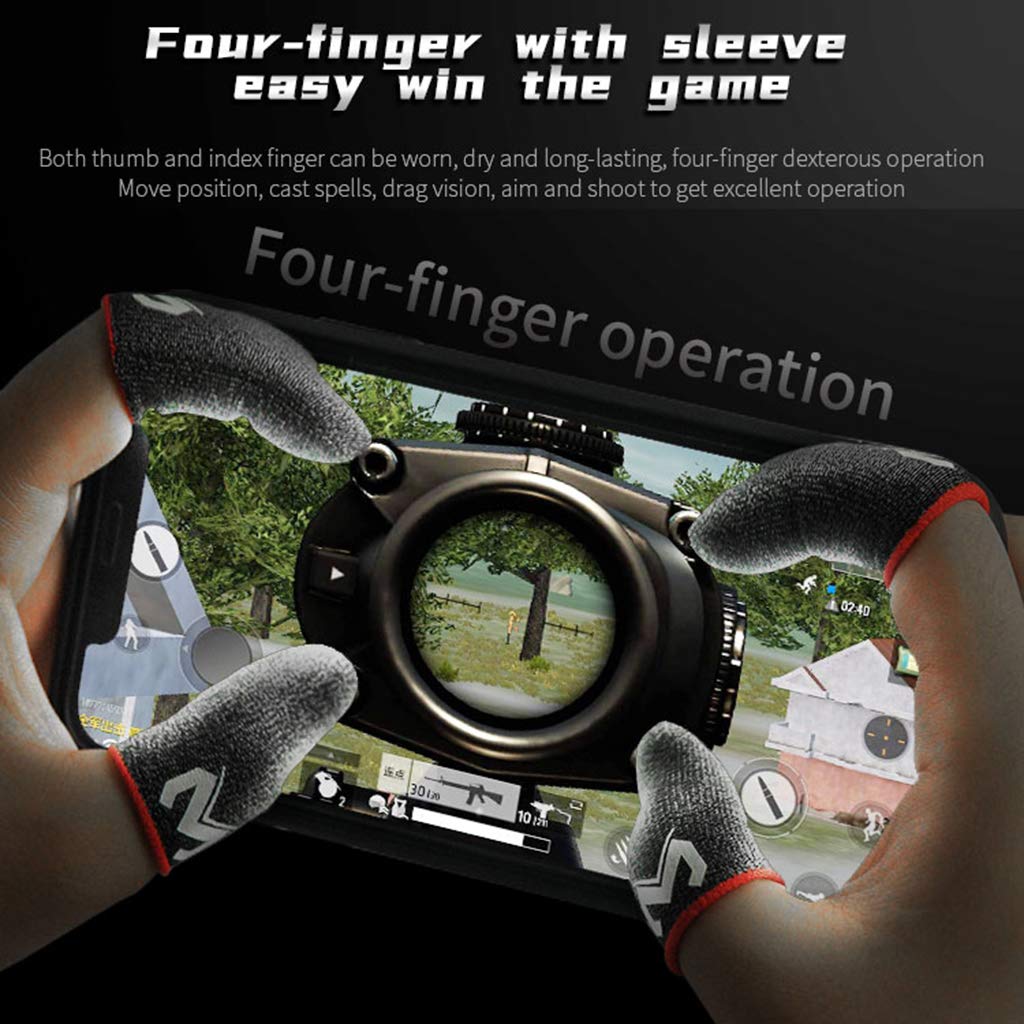 Finger Cover Breathable Game Controller Finger Sleeve For Sweat Proof Non-Scratch For Gaming Thumb