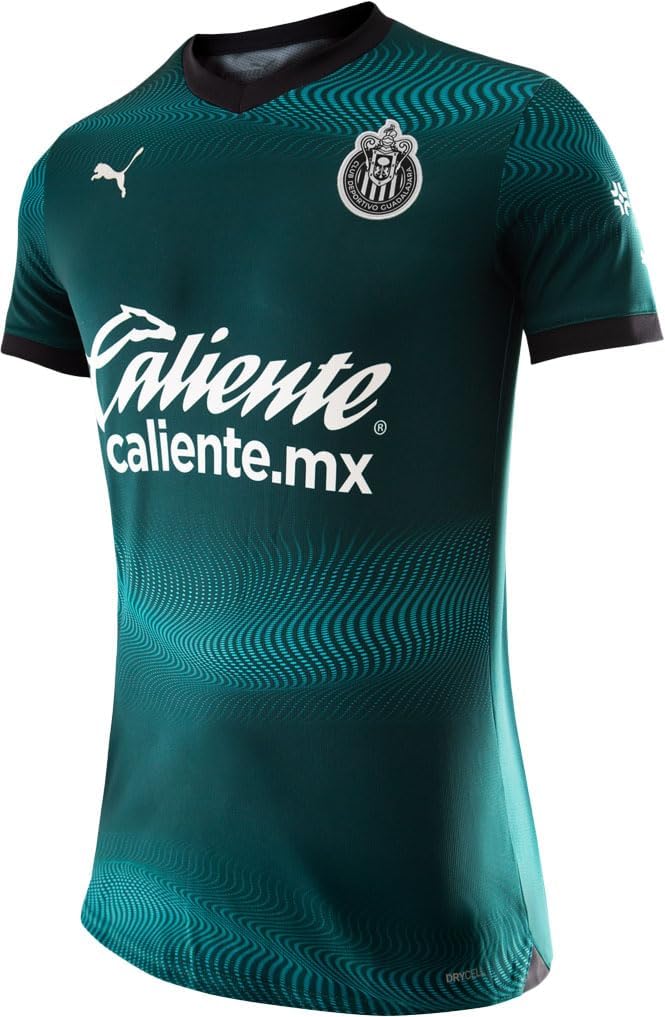 PUMA Chivas Women's Alternative Soccer Jersey (US, Alpha, X-Large, Regular, Regular, Polyester) Emerald Green