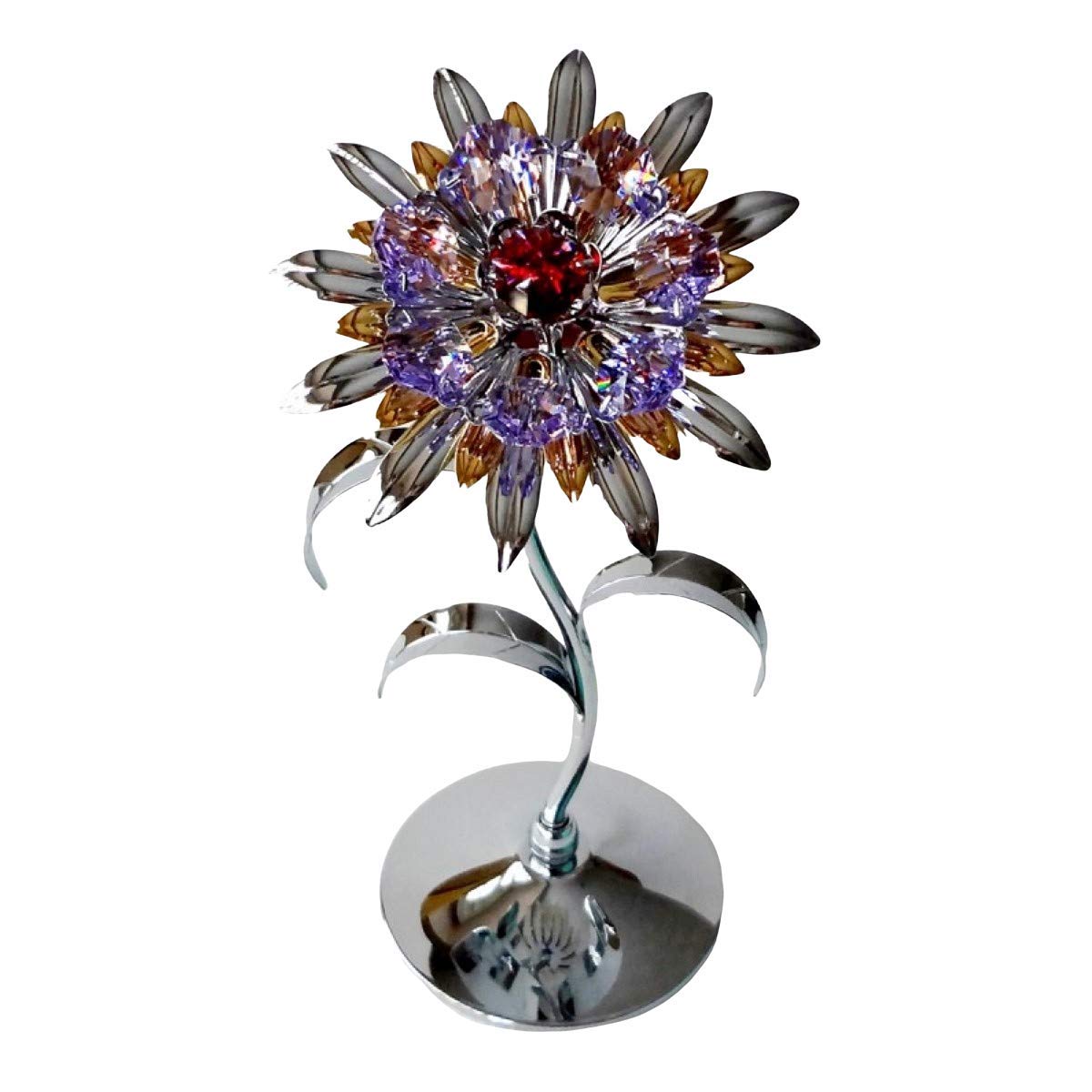Crystocraft "Giant Sunflower"Ornament with Swarovski Crystals