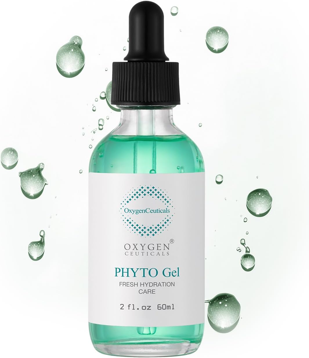 OxygenCeuticals Phyto Gel – Brightening & Soothing Korean Gel Serum with Niacinamide, Sodium Hyaluronate, Centella Root Extracts, Functional Radiance Suitable for Sensitive Skin. 2 fl.oz (60ml)