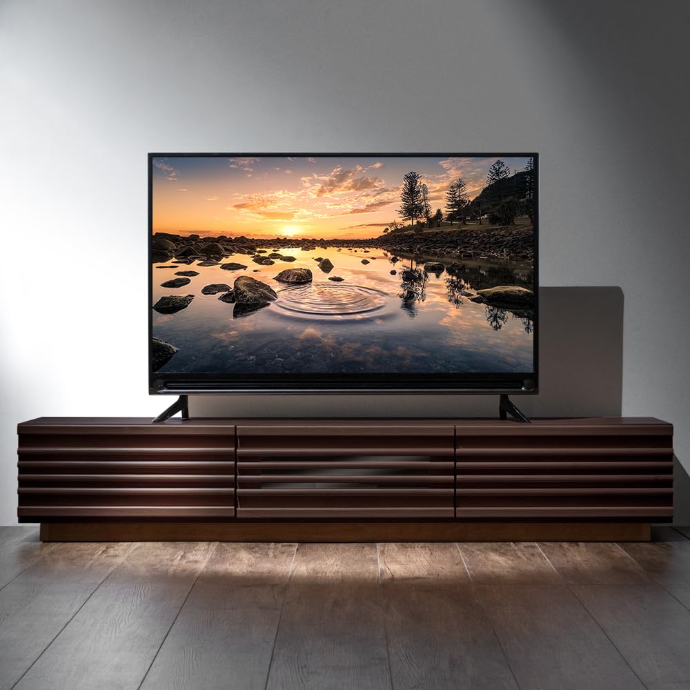 Amazon｜タンスのゲン テレビ台 幅150cm テレビボード アルダー無垢