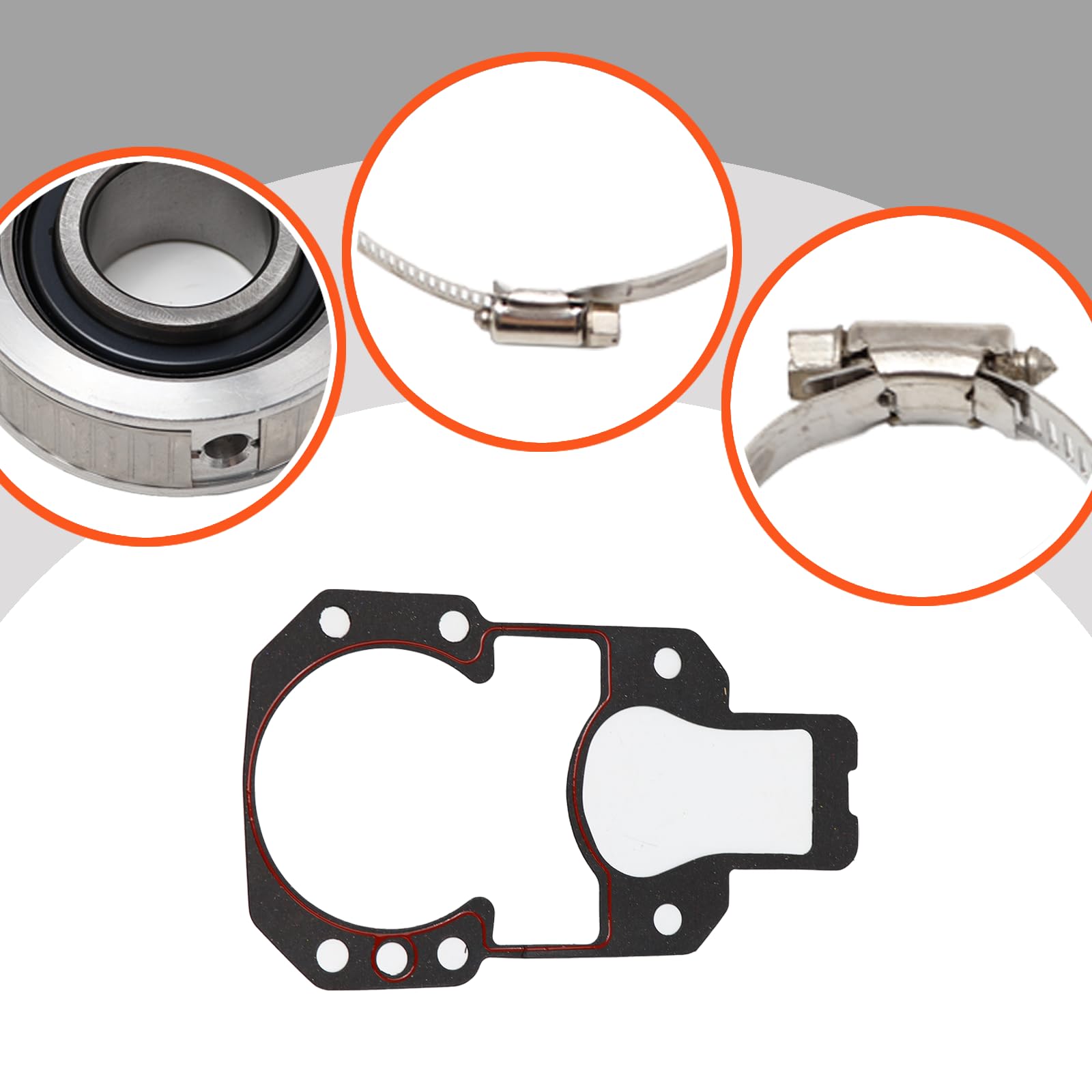 Bellows Transom Kit 30-803099T1 für Mer-Cruiser Mer-cury Mercruiser Alpha 1 Gen 2 Balg Kit Reparatursatz Zum Wiederabdichten Reparatursätze