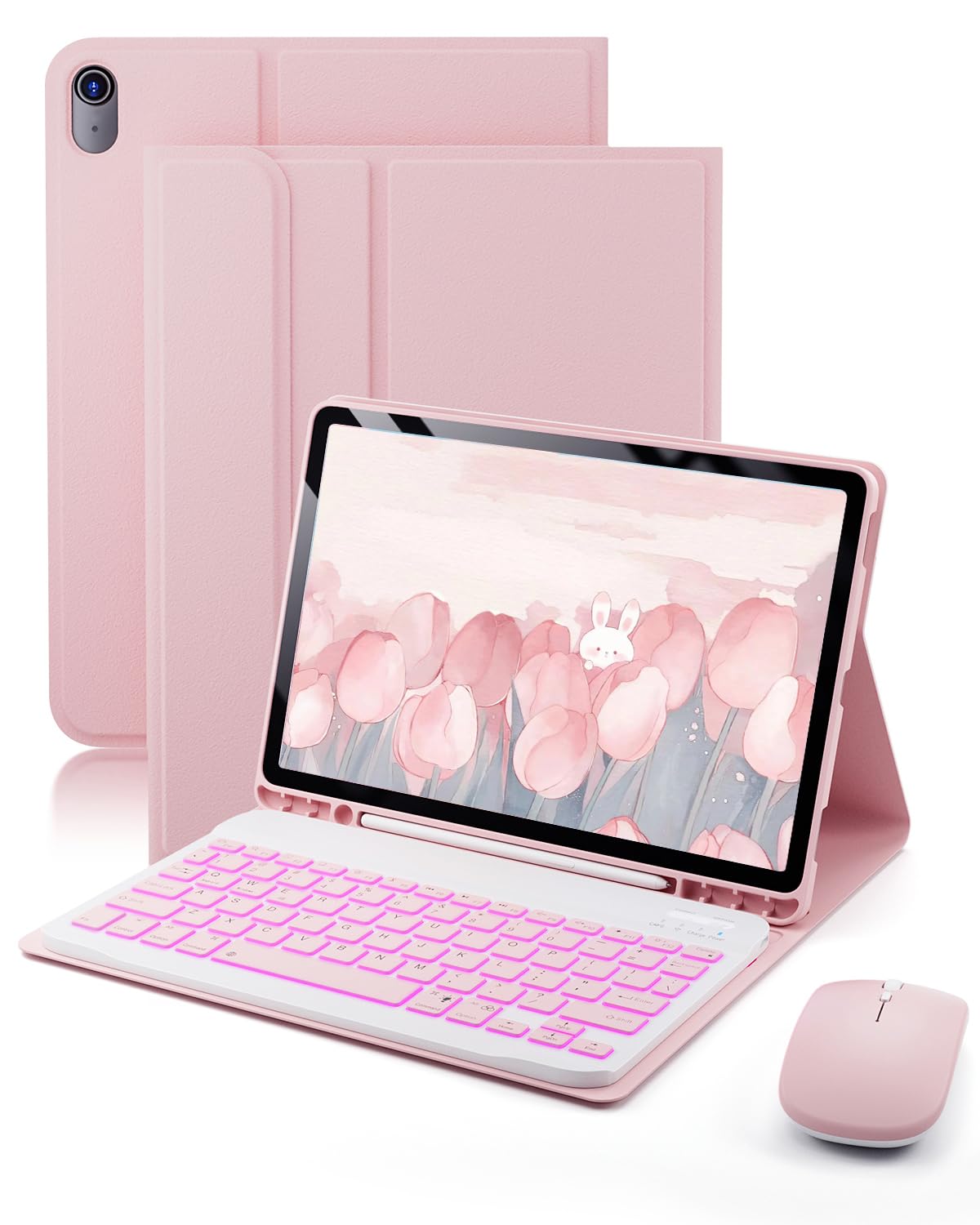TUNKARMOR for iPad Air 11-inch/ 5th/ 4th Generation Case with