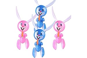 KIMOBER 4-Pack Breakable Easter Bunny Rabbits