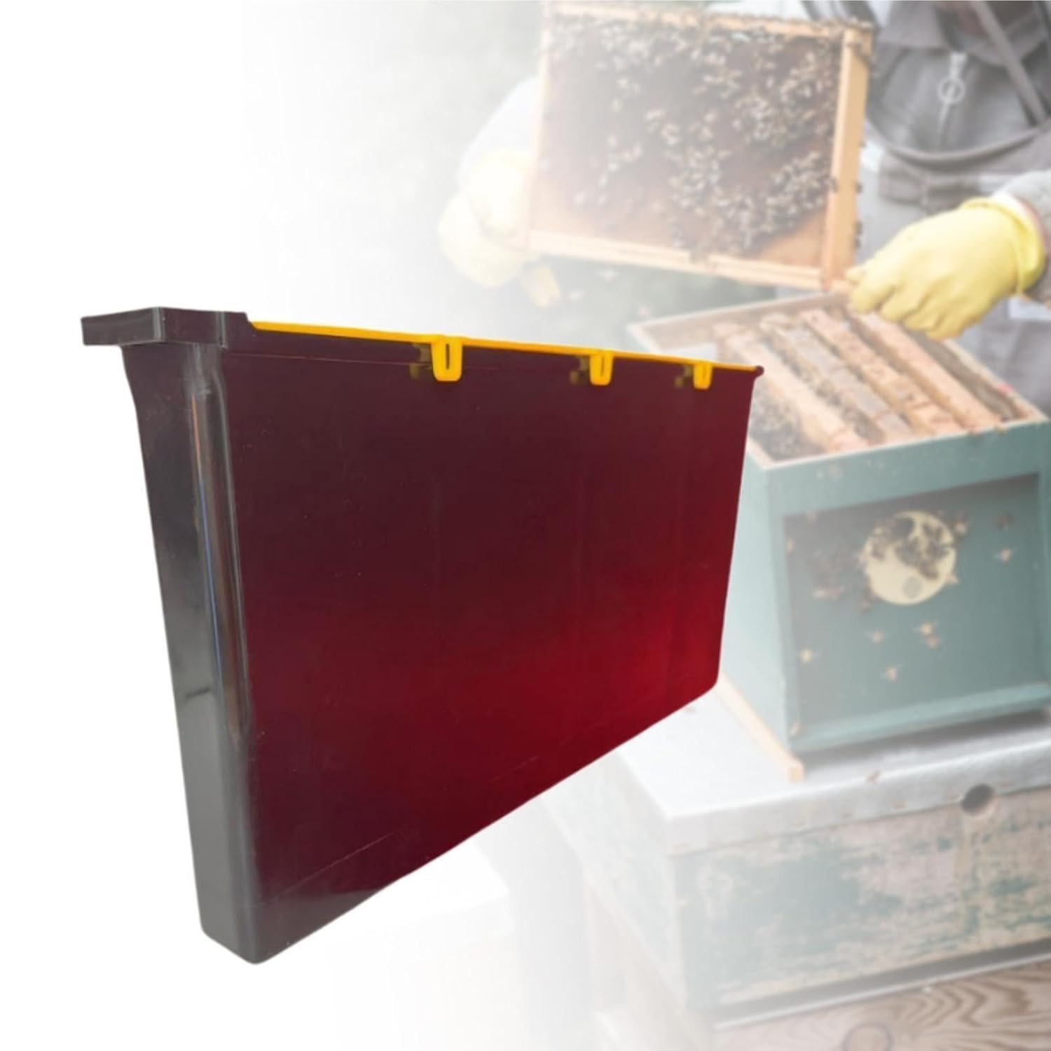 Beekeeping, Bee Feeder Watering Device Honey Keeping Equipment Outdoor Farm Garden Hive Frame Feeding Tool Entrance,for Beekeepers