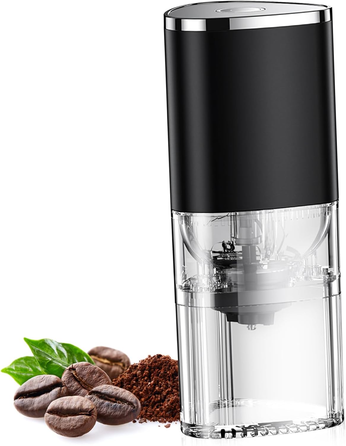 Rechargeable Electric Coffee Grinder with Thickness Conical Burr Grinding Machine for Home Use High- Use Design