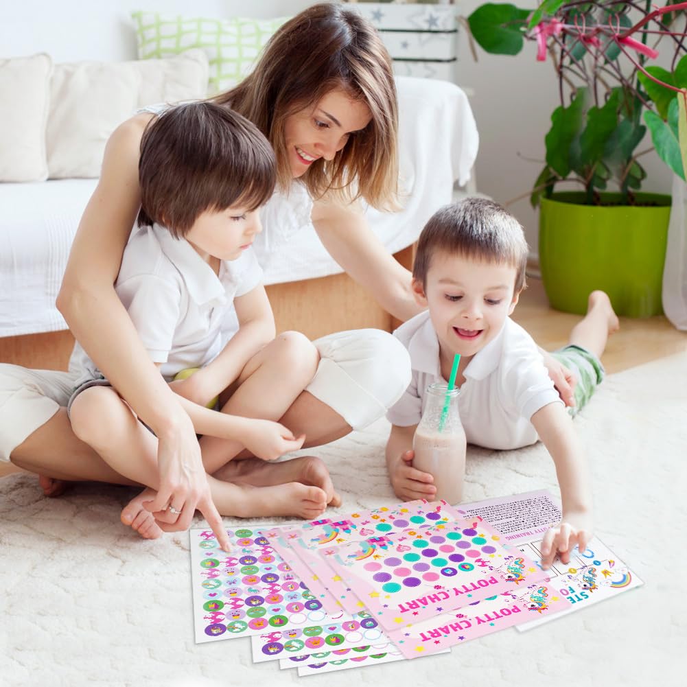 OFFCUP Set di Grafici Delle Ricompense, Tabella dei Premi per l'Addestramento del Vasino, Motivare i Bambini a Fare le Faccende