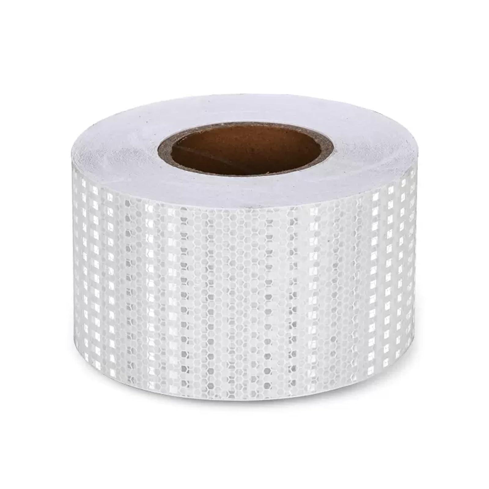 Yuzguhey Width 10Cm Reflective Tape, Self Adhesive Fluorescent Reflector Warning Tape, White 5-20Cm X 3-45M(,Length 300Cm)