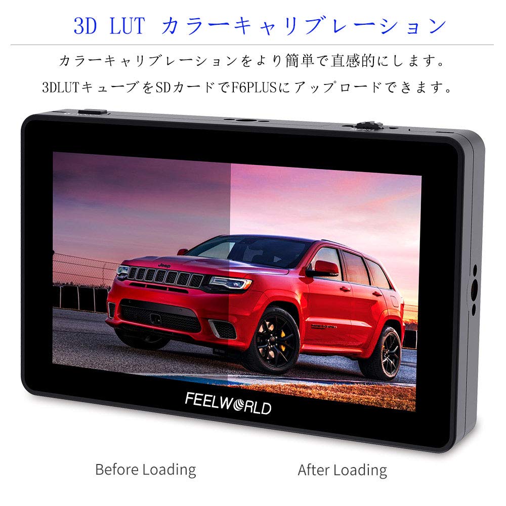 Amazon | FEELWORLD F6 Plus V2 +NP-F750バッテリ+カメラビデオ