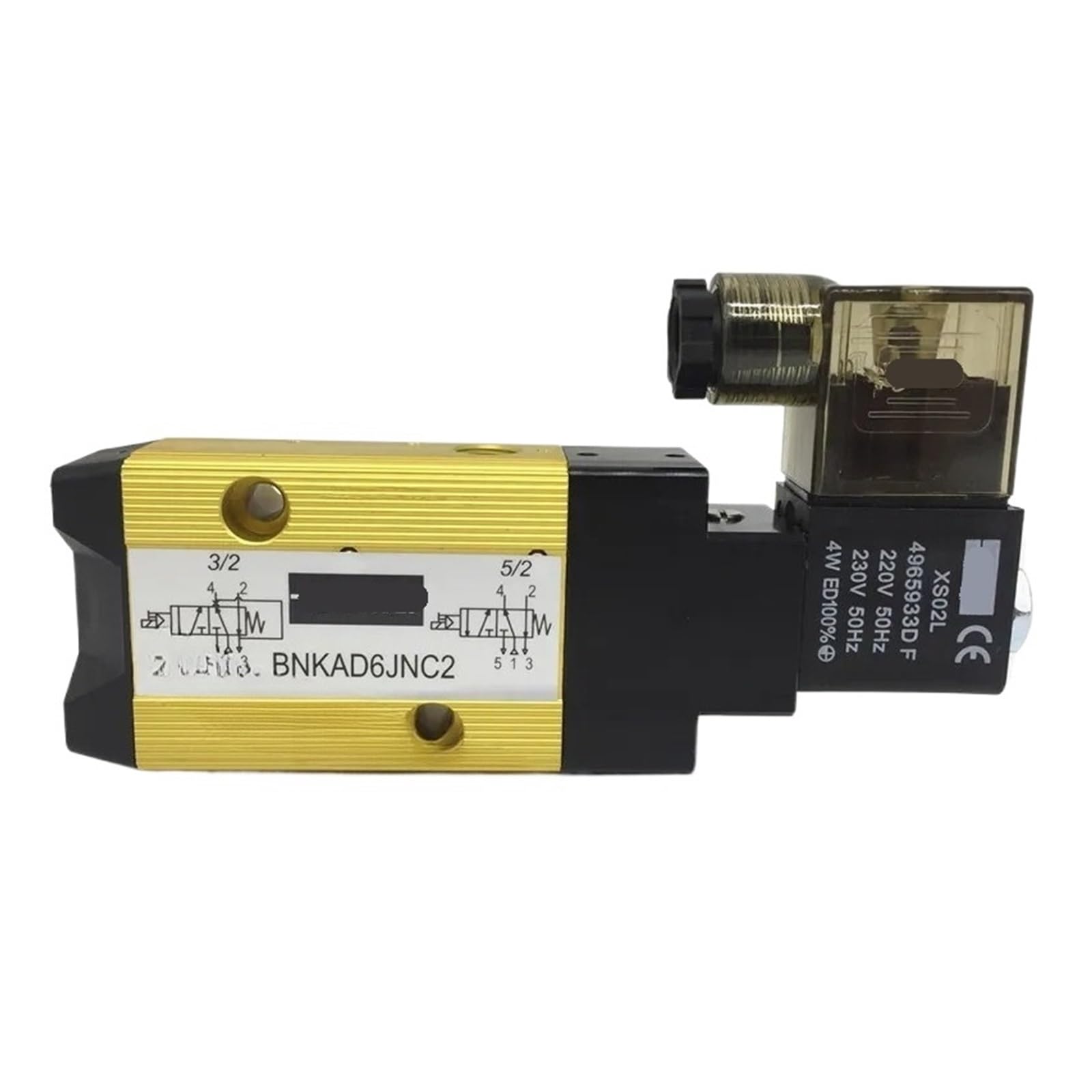 BRODEFUP Two-position five-way solenoid valve BNKAD6JNC2 2341N0120(BNKAD6JNC2-4965933D)