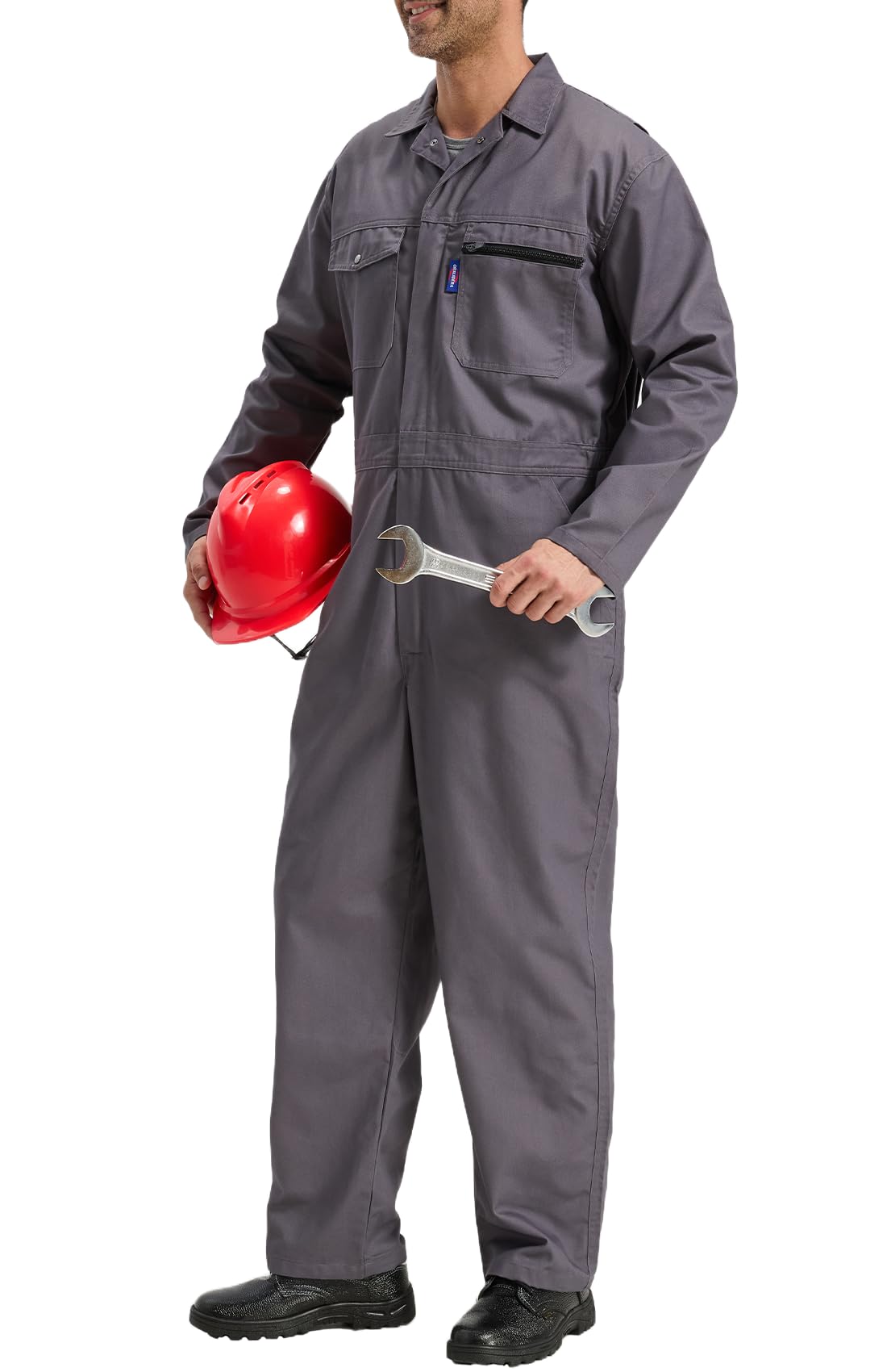 Mono de Trabajo para Hombre Mono Taller Overole de Traje con Cremallera Monos de Trabajo