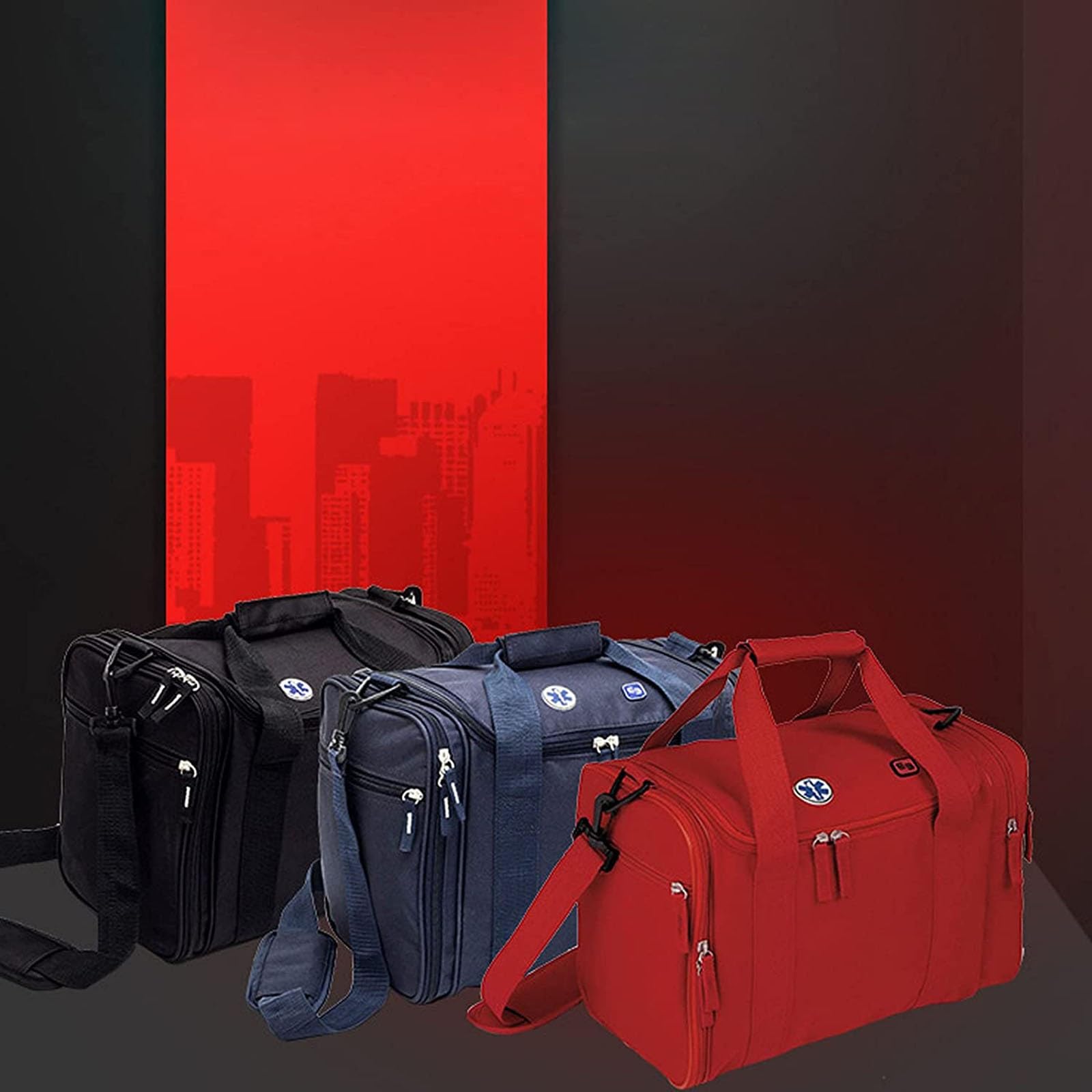 Pusta apteczka kempingowa, wodoodporna kompaktowa mini apteczka awaryjna do domu, podróży, kempingu, pieszych wędrówek, miejsca pracy, plecaka na zewnątrz (Color : B)