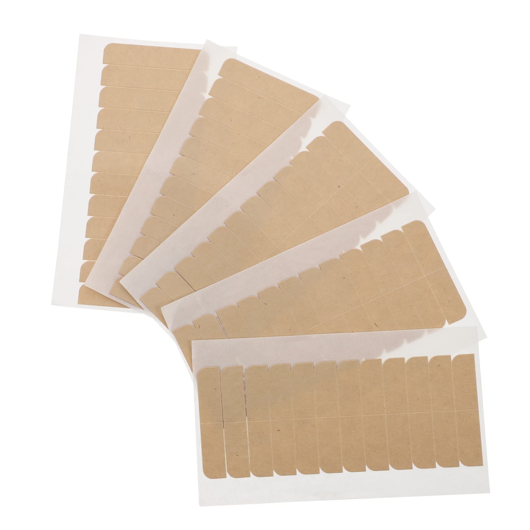 NULYLU Double Sided Tape for Hair Extensions 5 Sheets Long-Lasting Hold No Damage Adhesive