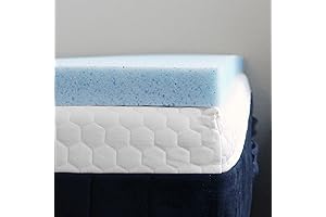 2 Inch RV Gel Memory Foam Mattress Topper (48x75)