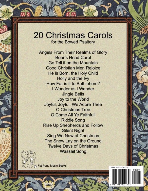 20 Christmas Carols for the Bowed Psaltery image 3