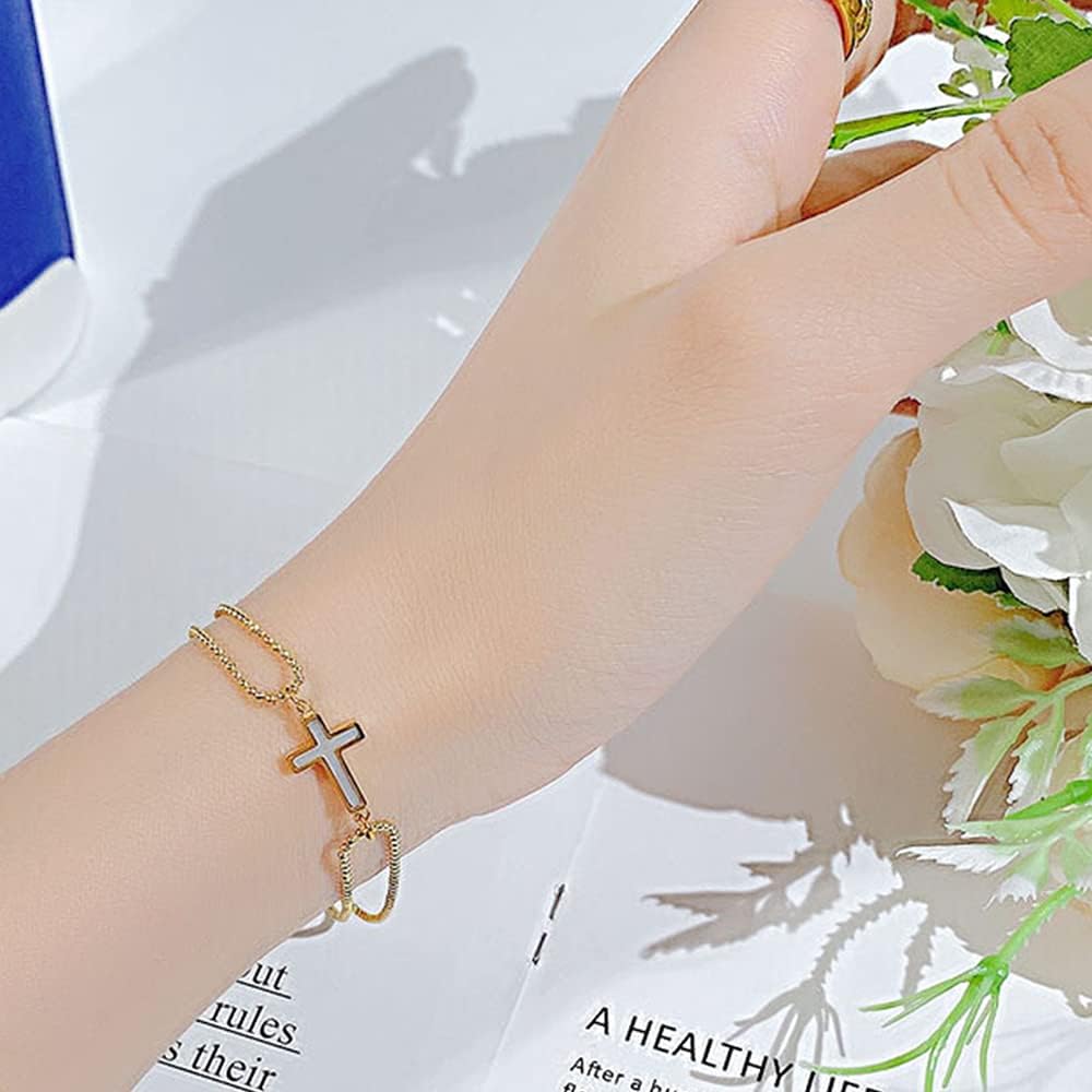 Charm Beach Chain Bracelet for Women - Cute Dainty 14k Gold Filled Waterproof Bracelets Friendship Jewelry Gifts - Image 2