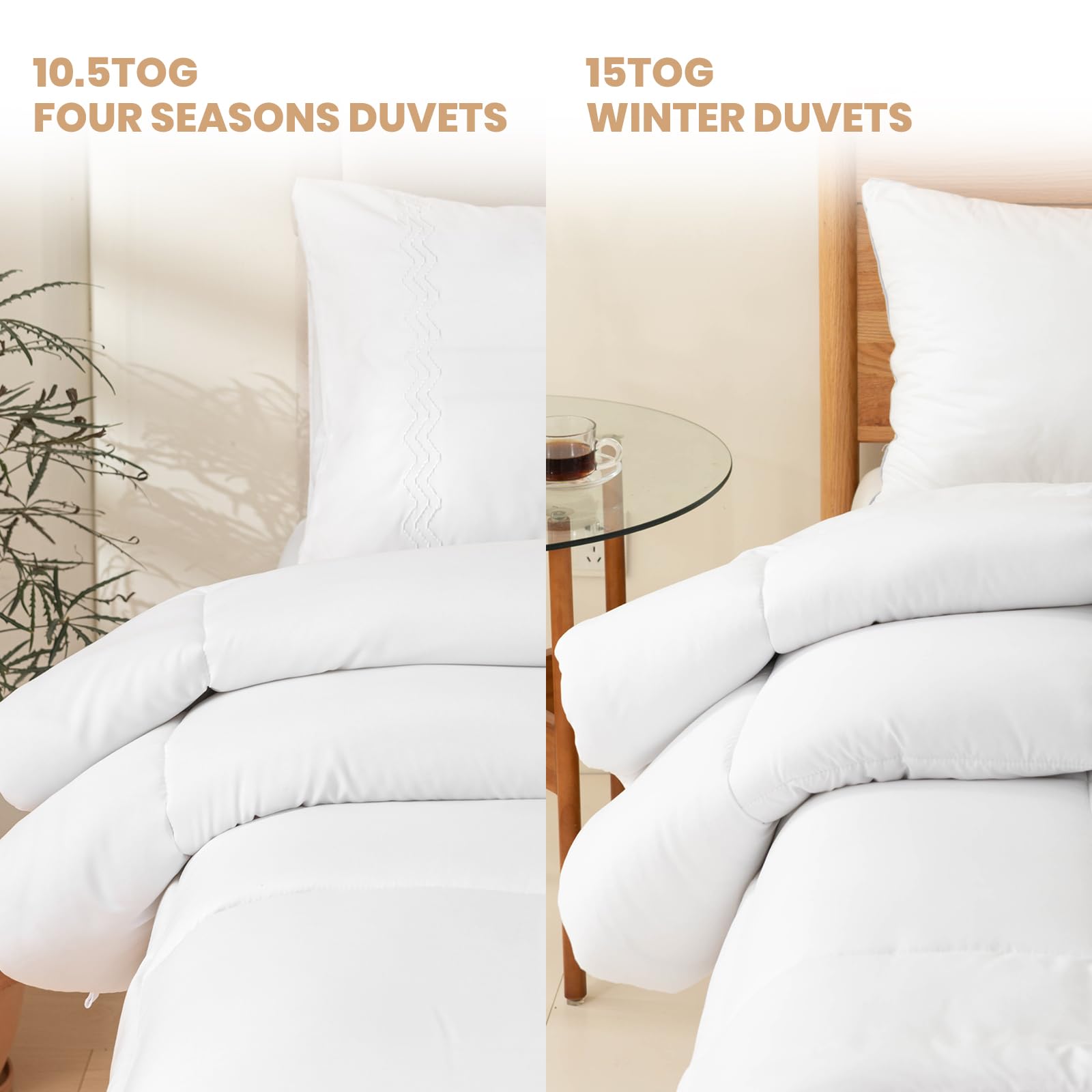 Piumone Matrimoniale Invernale 450 Gr Three Geese Piumino King