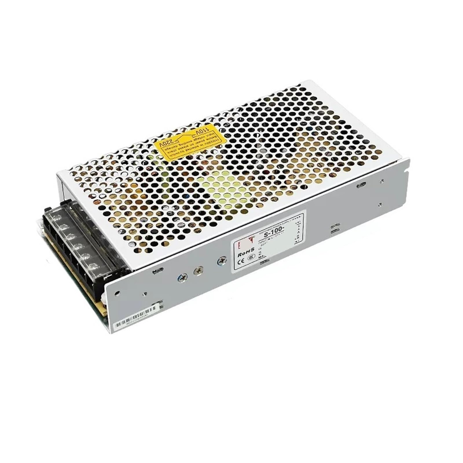 PWANUIGTE High Power Switching Supply 100W 150W S-200W AC to DC 12V24V36V48 Transformer LED Monitoring to(S-150W-24V)