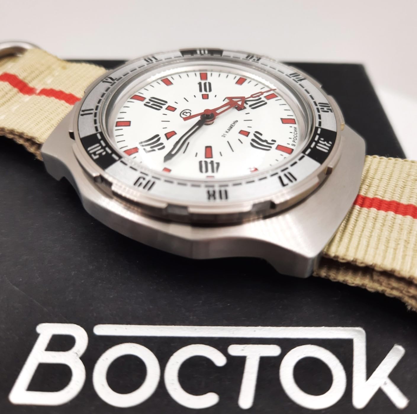 Vostok Original Mens Watch Amphibia Series “Chernobyl” Mechanical Self-Winding Water Proof 200m