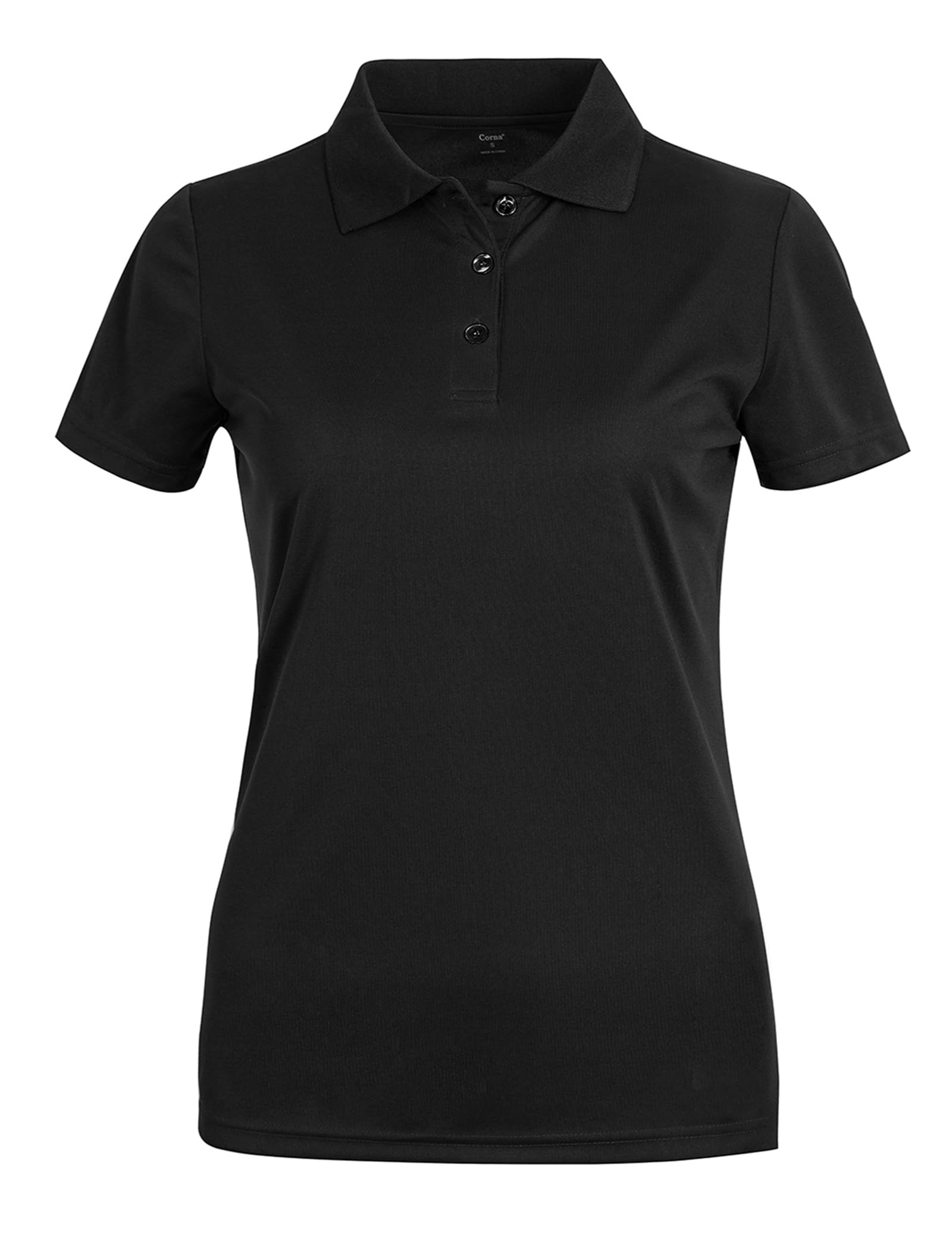 MOHEEEN Polo de golf à manches courtes pour femme - noir - XX-Large