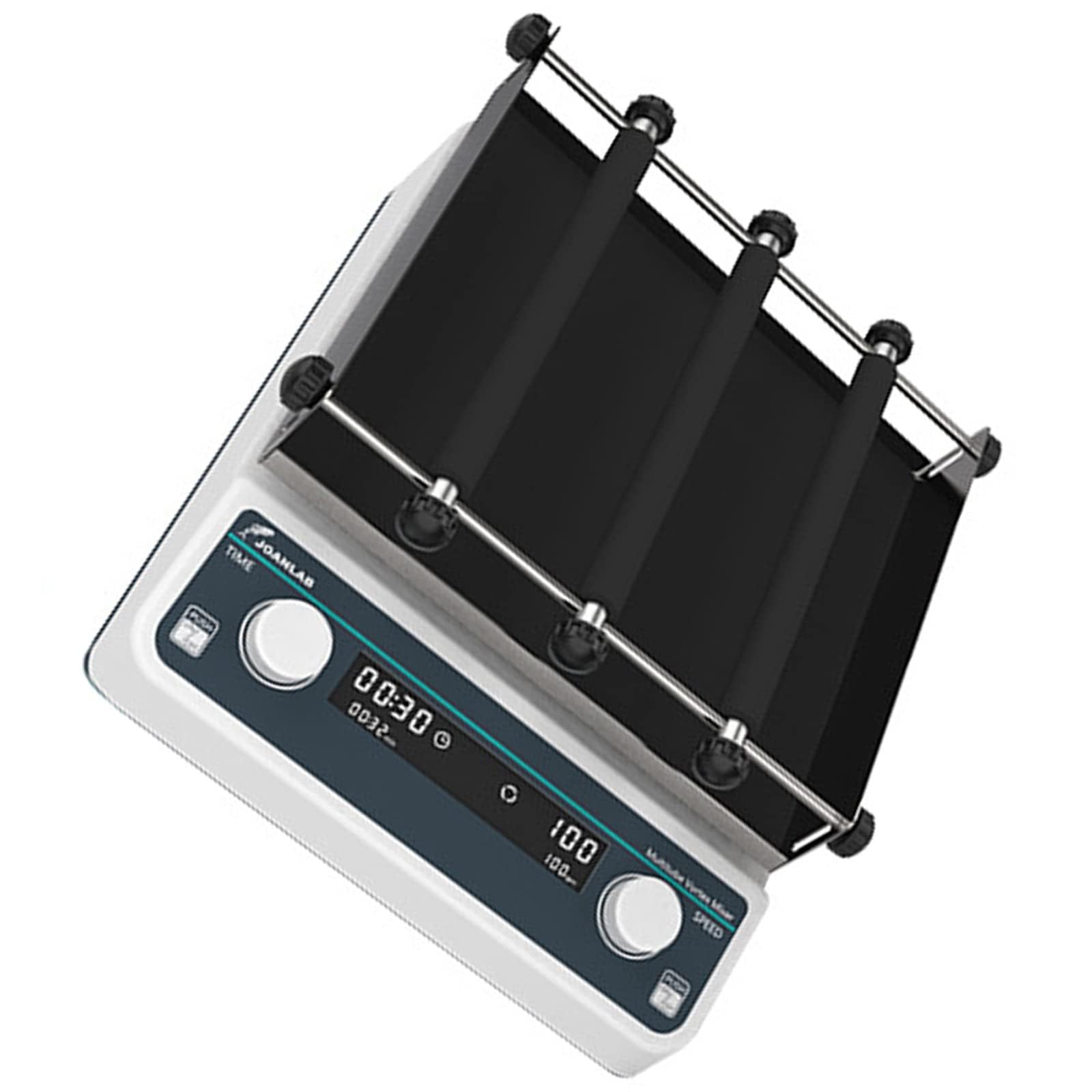 Agitador orbital digital con pantalla LED, control preciso de velocidad de 40 a 200 RPM y función de temporizador (parada automática) para uso en laboratorio