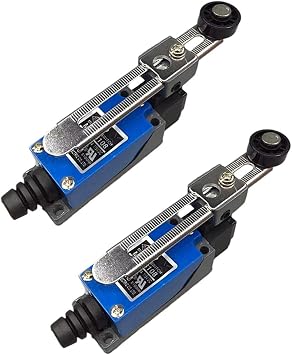 ME-8108 Adjustable Roller Lever Arm Momentary Limit Switch 1NC+1NO 2Pcs