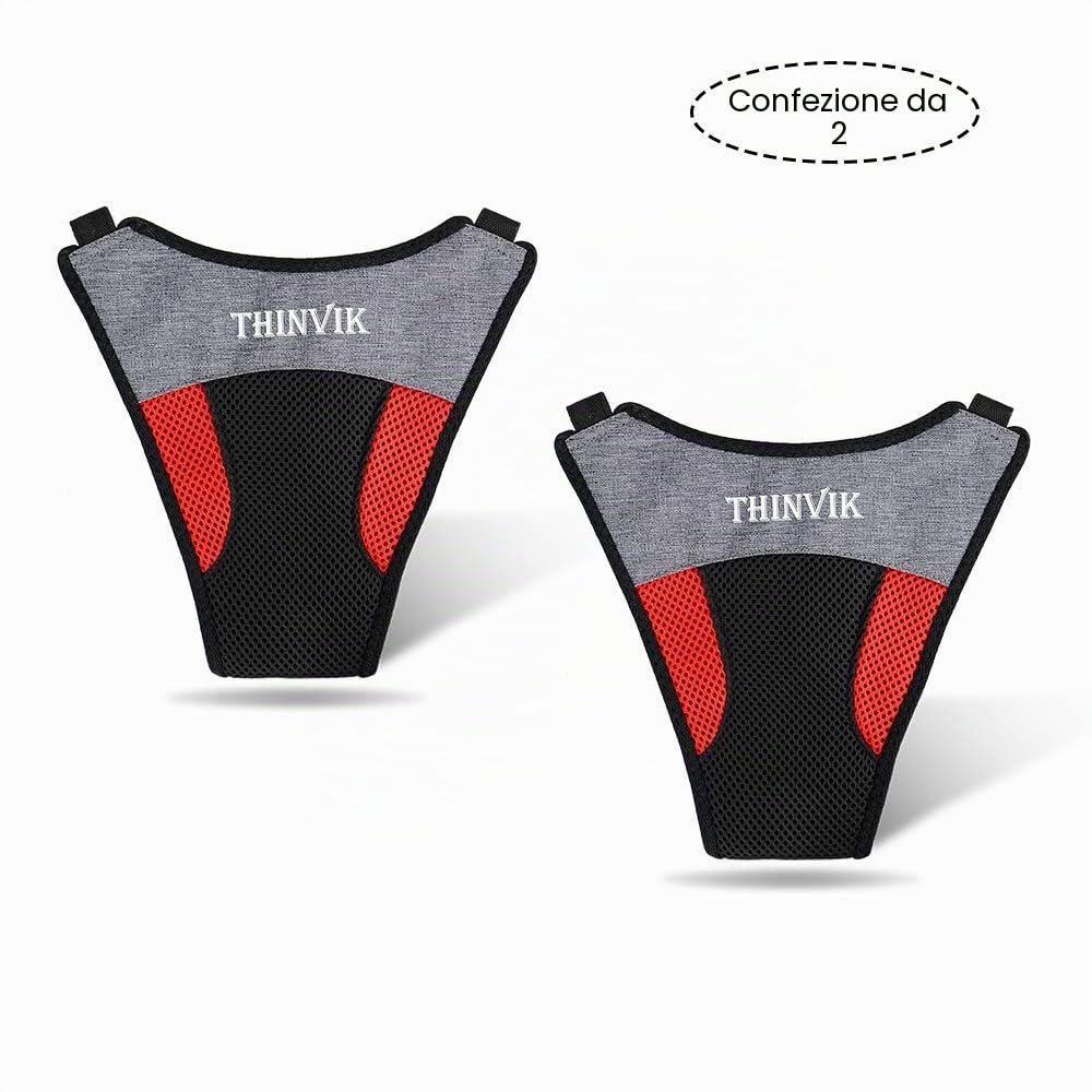 Thinvik Confezione da 2 - Protezione Anti-Sudore per Telaio Bici per Biciclette da Corsa e MTB Home Trainer e Rulli Allenamento