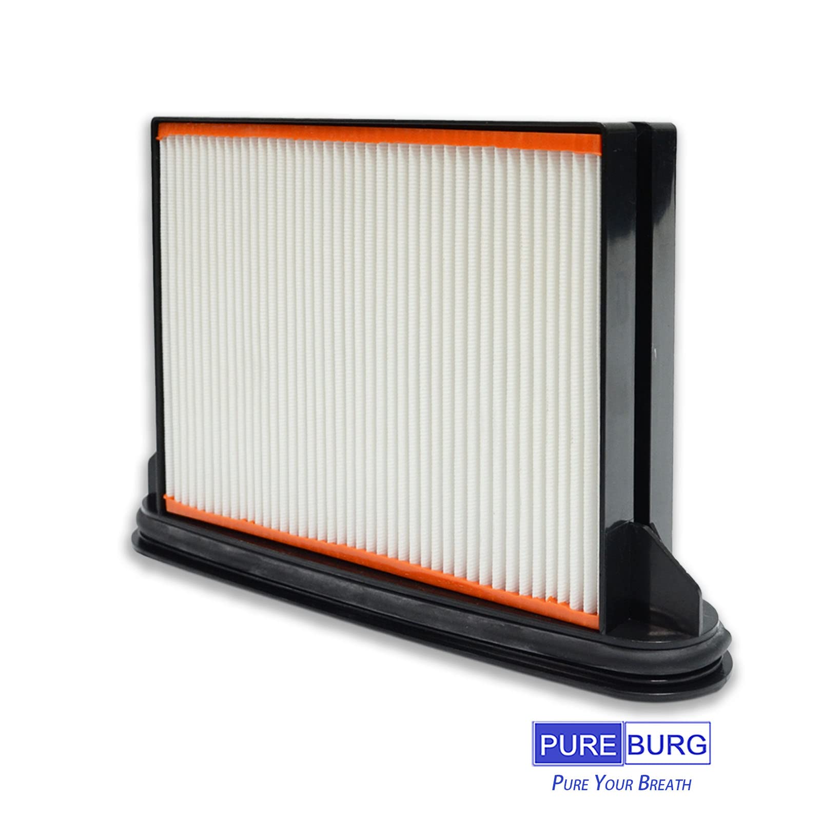 PUREBURG Confezione da 2 filtri pieghettati in poliestere di ricambio compatibile con Bosch Professional GAS25 GAS 25 GAS25L SFC GAS 50 GAS 50M CS 1225, 2607432015/35301000
