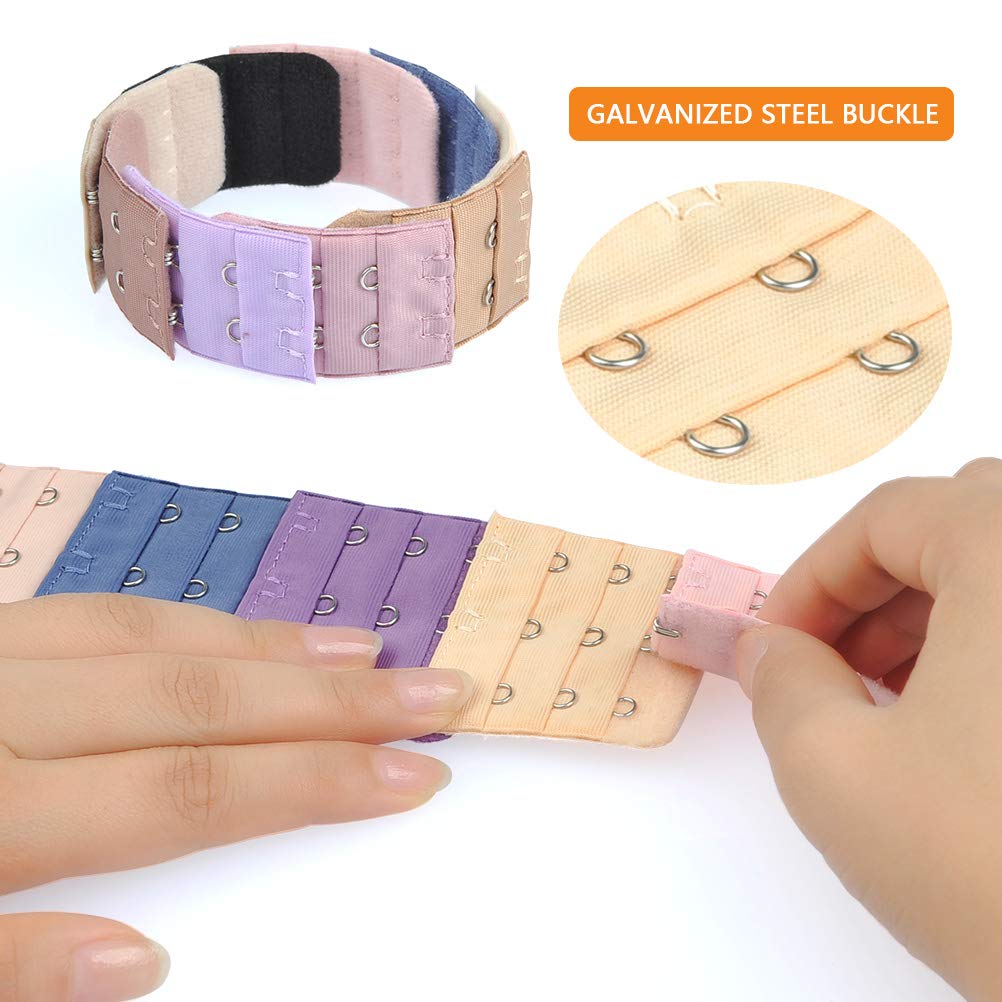 40 Pezzi Estensori Reggiseno - Multicolor Con Fibbia Acciaio Inox, Antiscivolo E Regolabili - Foto 5