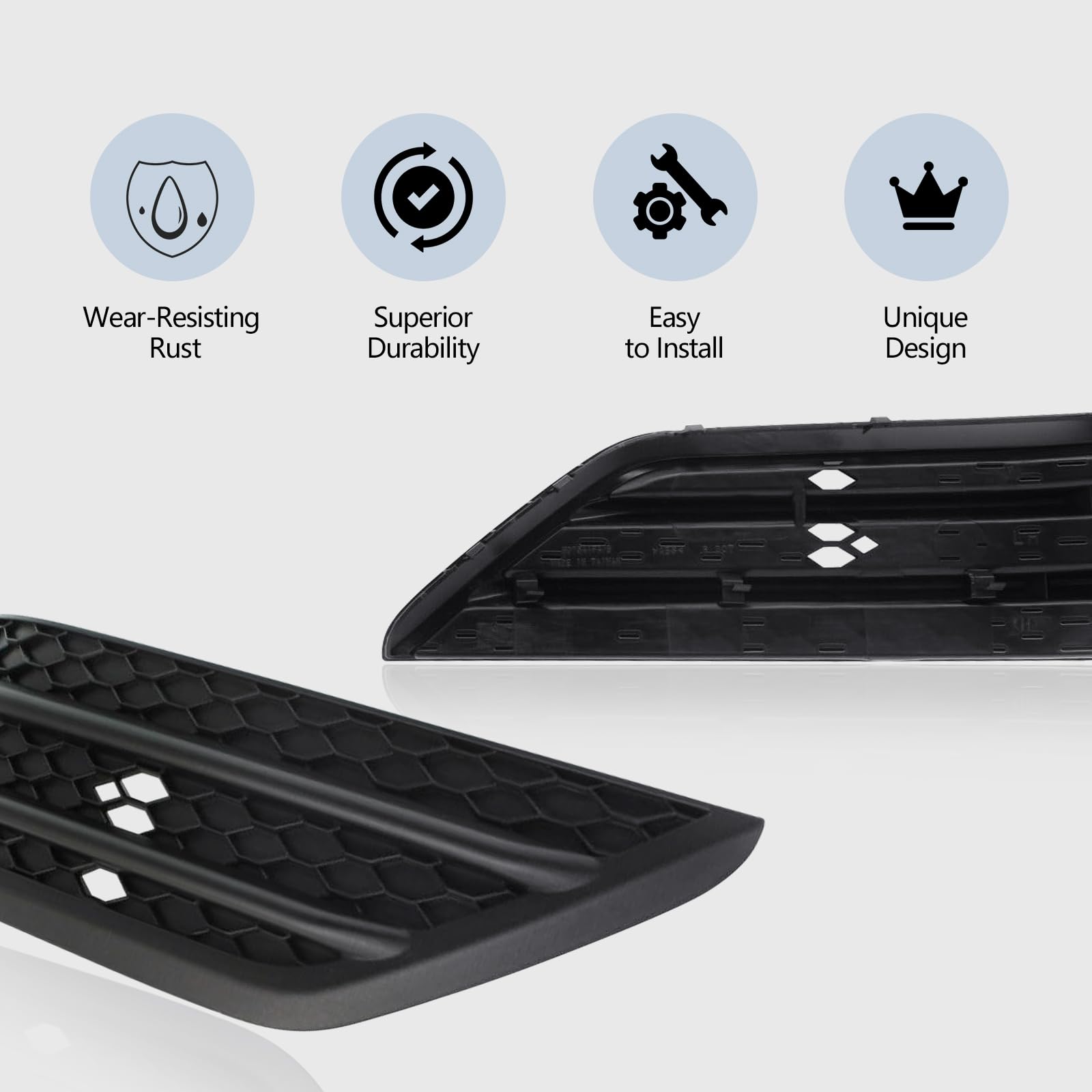 DAT AUTO PARTS Left Front Driver Side Lower Bumper Cover Grille For 2016-2018 Honda Pilot (HO1038130) - View #4