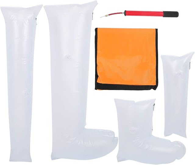 Ankle Leg Arm Fracture Splint, Emergency Kit, Inflatable Splint with Hand Wrist Elbow Half Arm, Full Arm Foot Ankle Half Leg Full Leg, Brace Fracture Injury Stabilizer for Home Outdoor Emergency Use