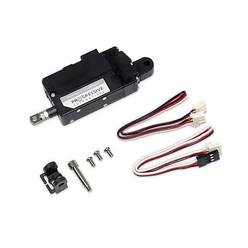 PROGRESSIVE AUTOMATIONS Servo actuador lineal de precisión de 12 V (1.06 pulgadas. 2.69 libras) - con precisión posicional de hasta 100 um. Carrera